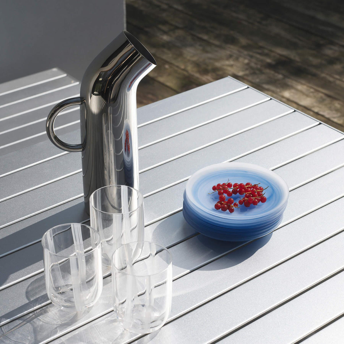 Normann Copenhagen  Pipe Pitcher Mirror Polished Stainless Steel