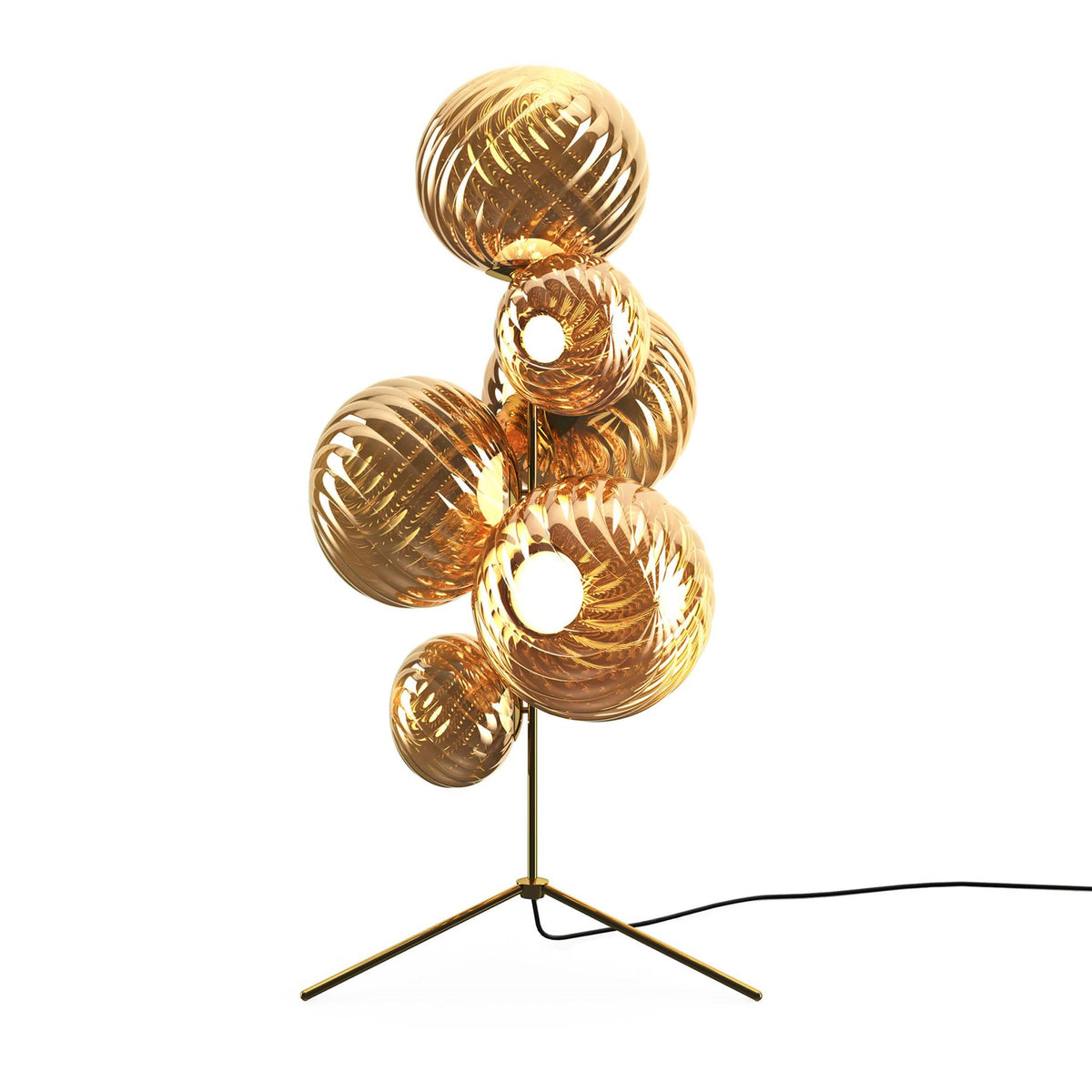 Tom Dixon Whirl LED Floor Chandelier