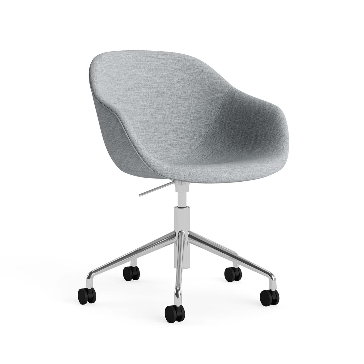 HAY AAC 253 Chair, Upholstered - 5 Star Swivel Base, Gas Lift and Wheels