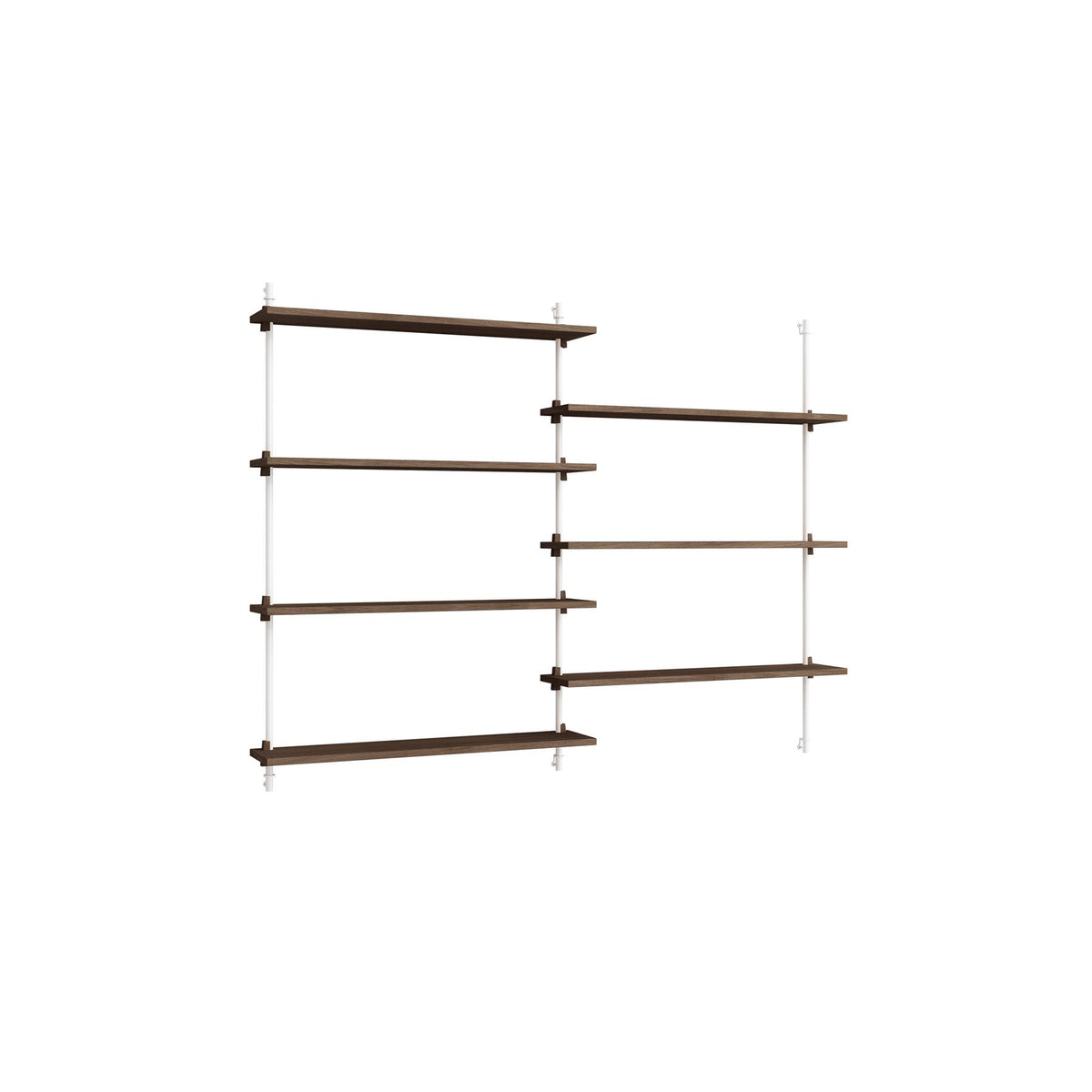 MOEBE Wall Shelving Set Double