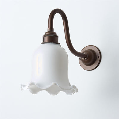 Old School Electric Tulip Wall Light : Swan Arm