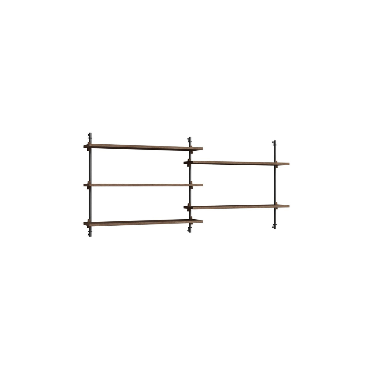 MOEBE Wall Shelving Set Double