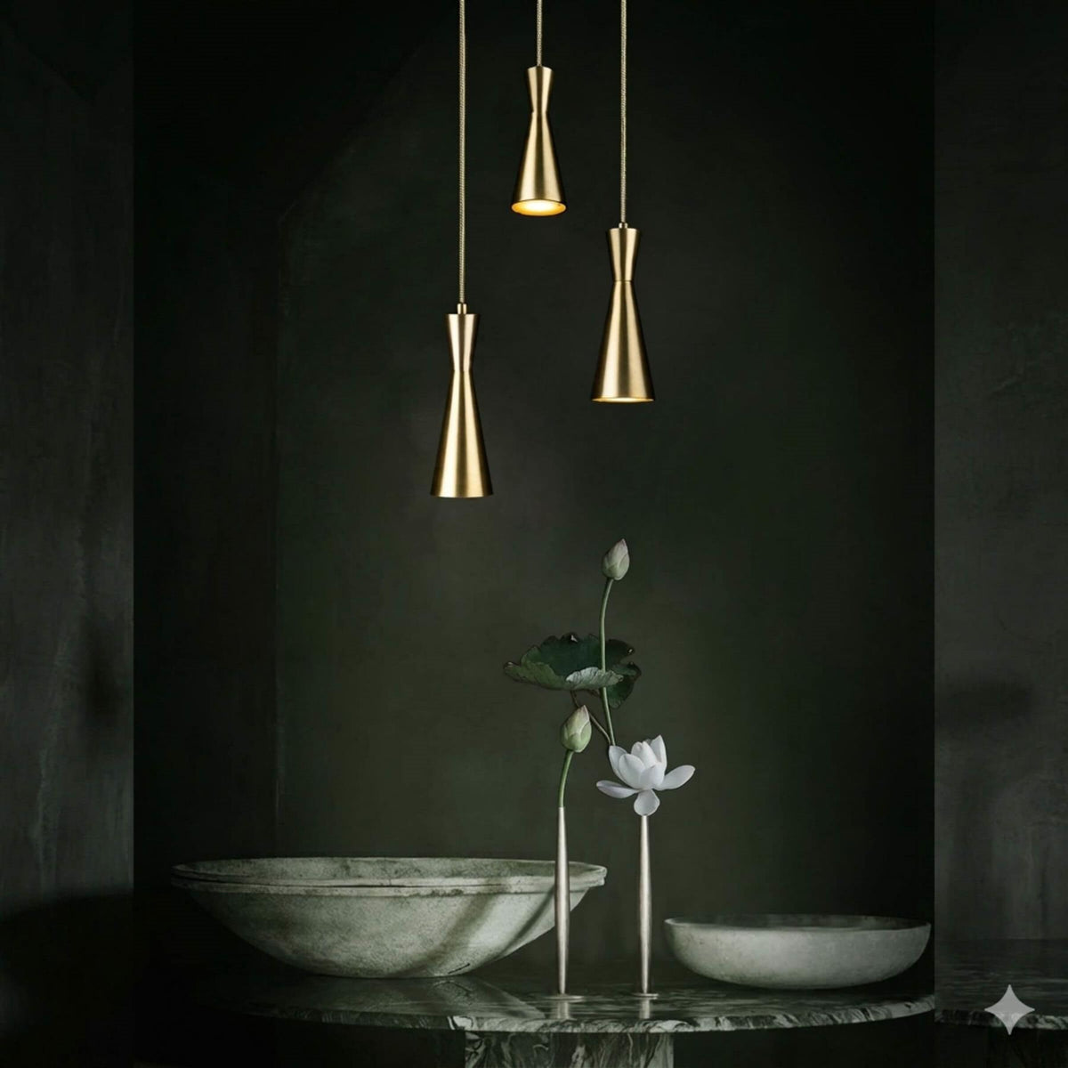 Marc Wood Cone Cluster Pendant Light
