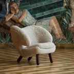 Finn Juhl The Pelican Chair In Sheepskin