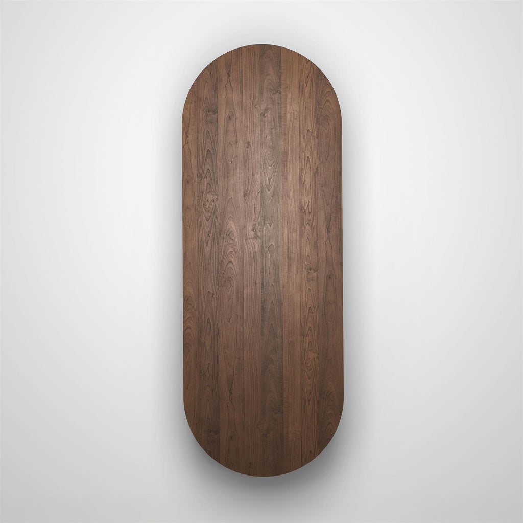 DK3 Plush Extendable Dining Table - 3cm Thick Table Top, Oval