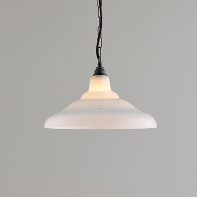 Davey Glass School Pendant Light