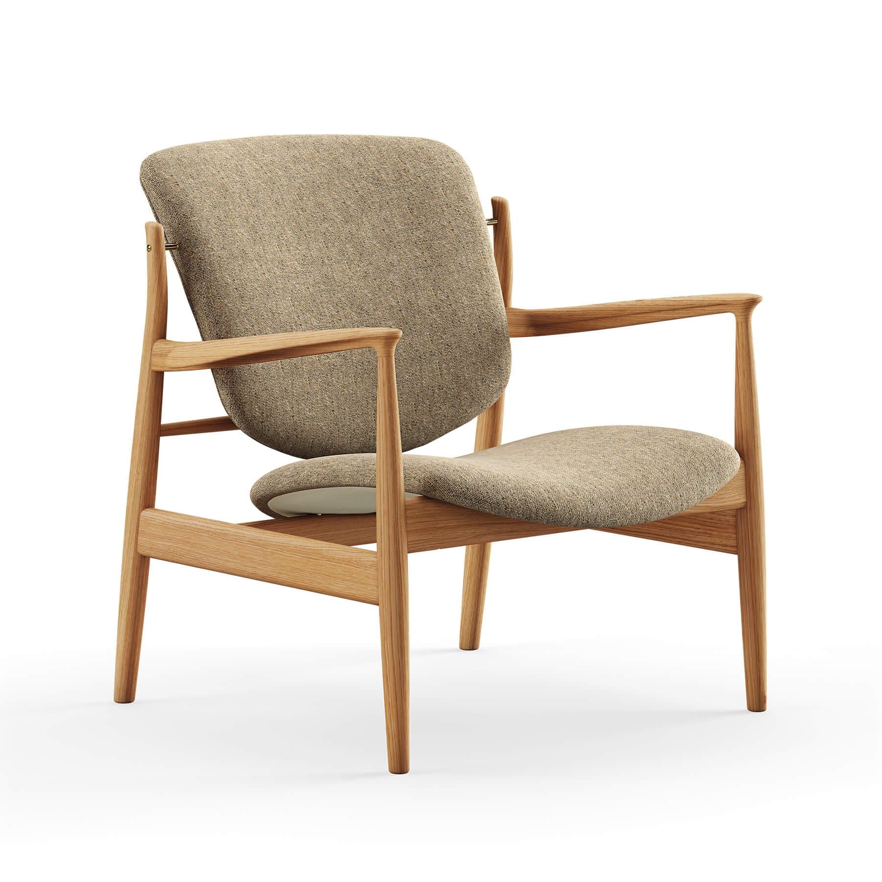 Finn Juhl The France Chair in Dark Oiled Oak