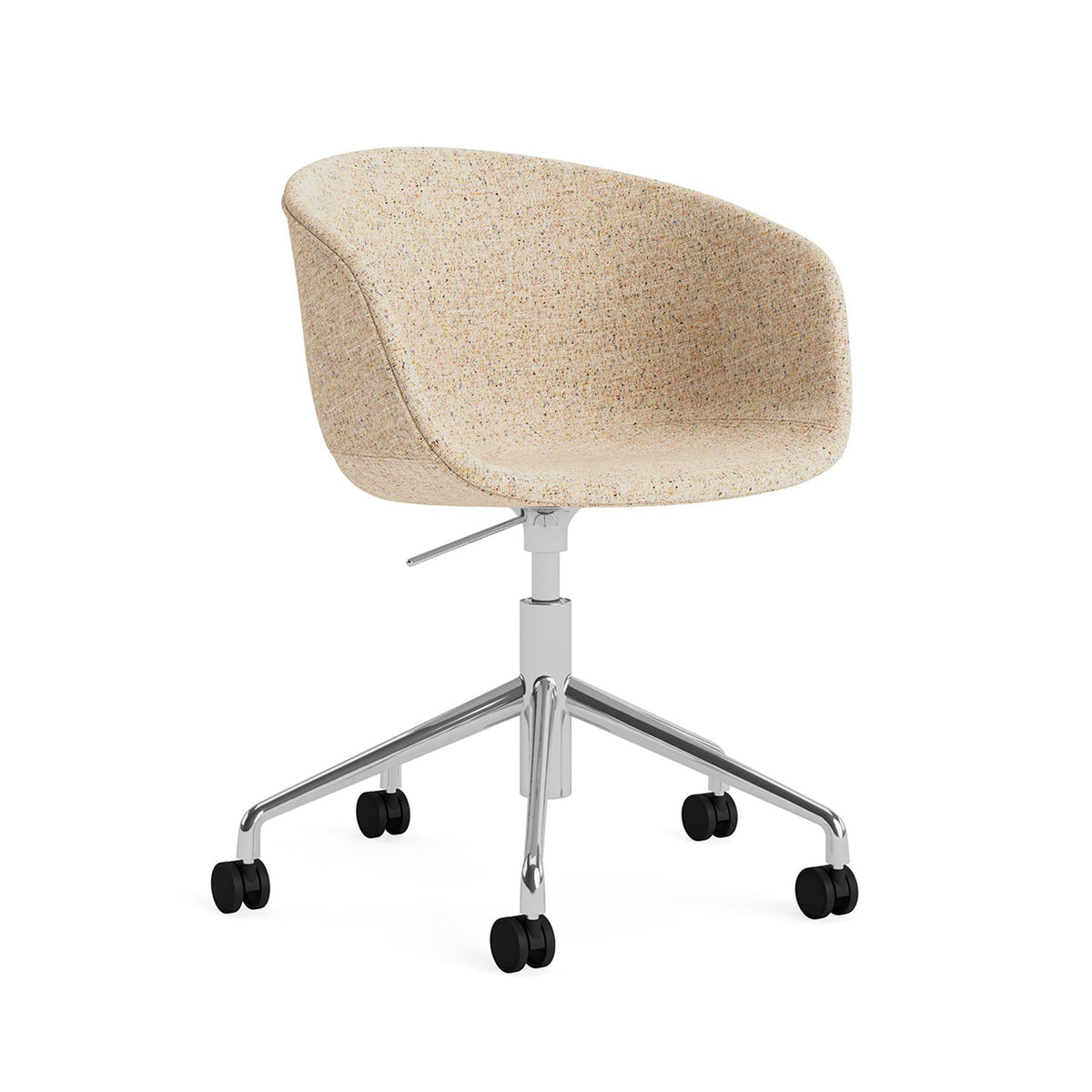 HAY AAC 53 Chair, Upholstered - 5 Star Swivel Base, Gas Lift and Wheels
