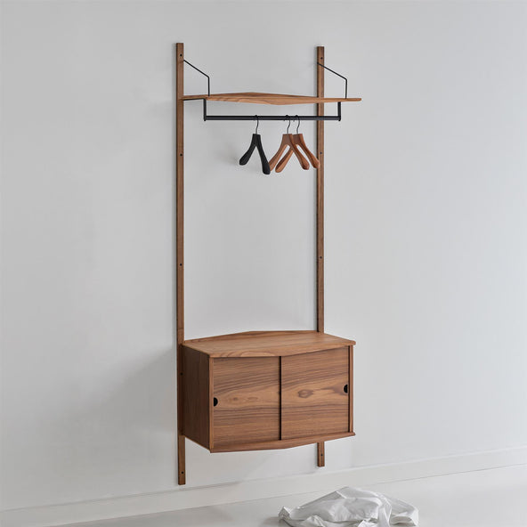 DK3 System Ultra Configuration A-Ultra - Walnut and Black Fittings