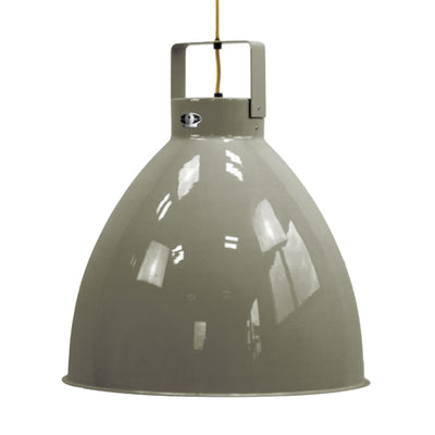 Outlet Extra Large Jielde Augustin Pendant Light - Khaki, Gloss, Gold Interior