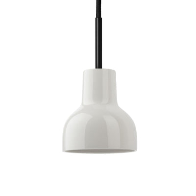 Outlet Made by Hand Porcelight Pendant Light: Black Fittings
