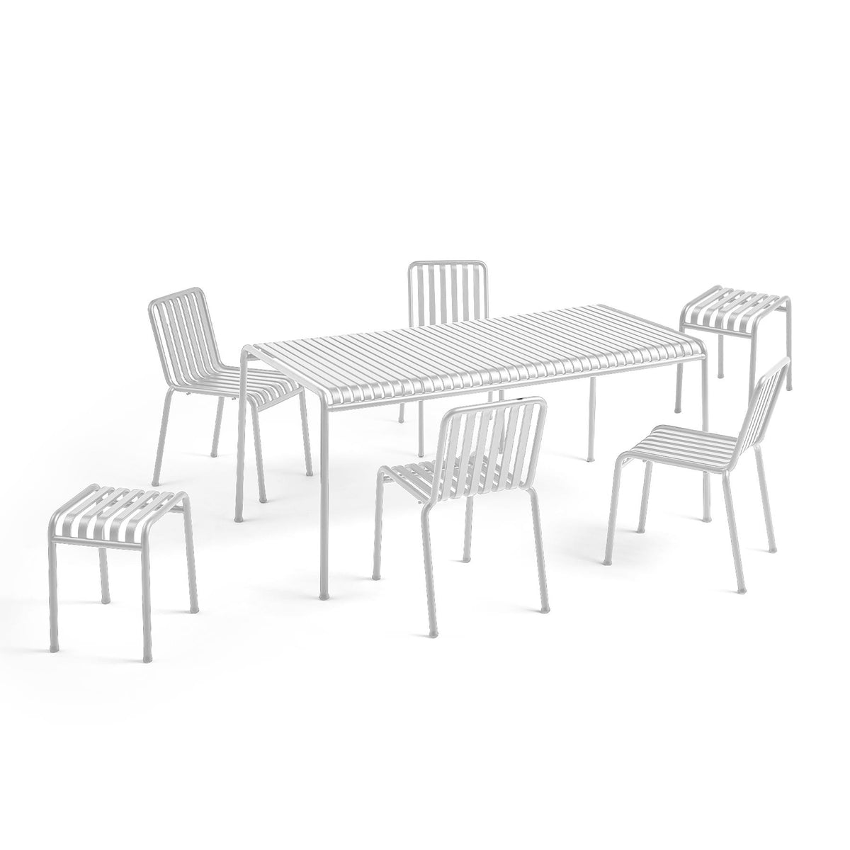 HAY Palissade Family Garden Dining Set - Curated by Holloways of Ludlow