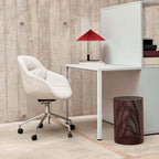 HAY AAC 155 Chair, Soft Upholstery with 5 Star Swivel Base Tilt Gas Lift Wheel Base