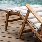 Carl Hansen & Son BM5565 Outdoor Deck Chair with Footrest
