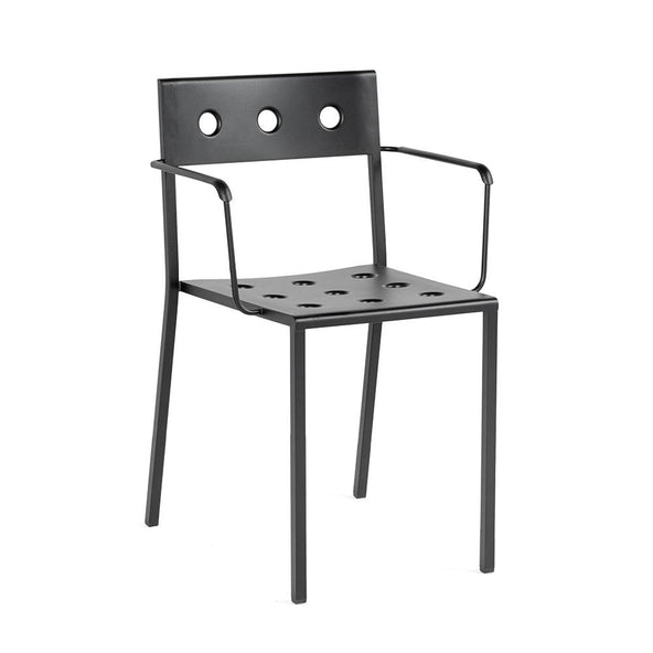 Outlet HAY Balcony Garden Furniture Armchair - Anthracite