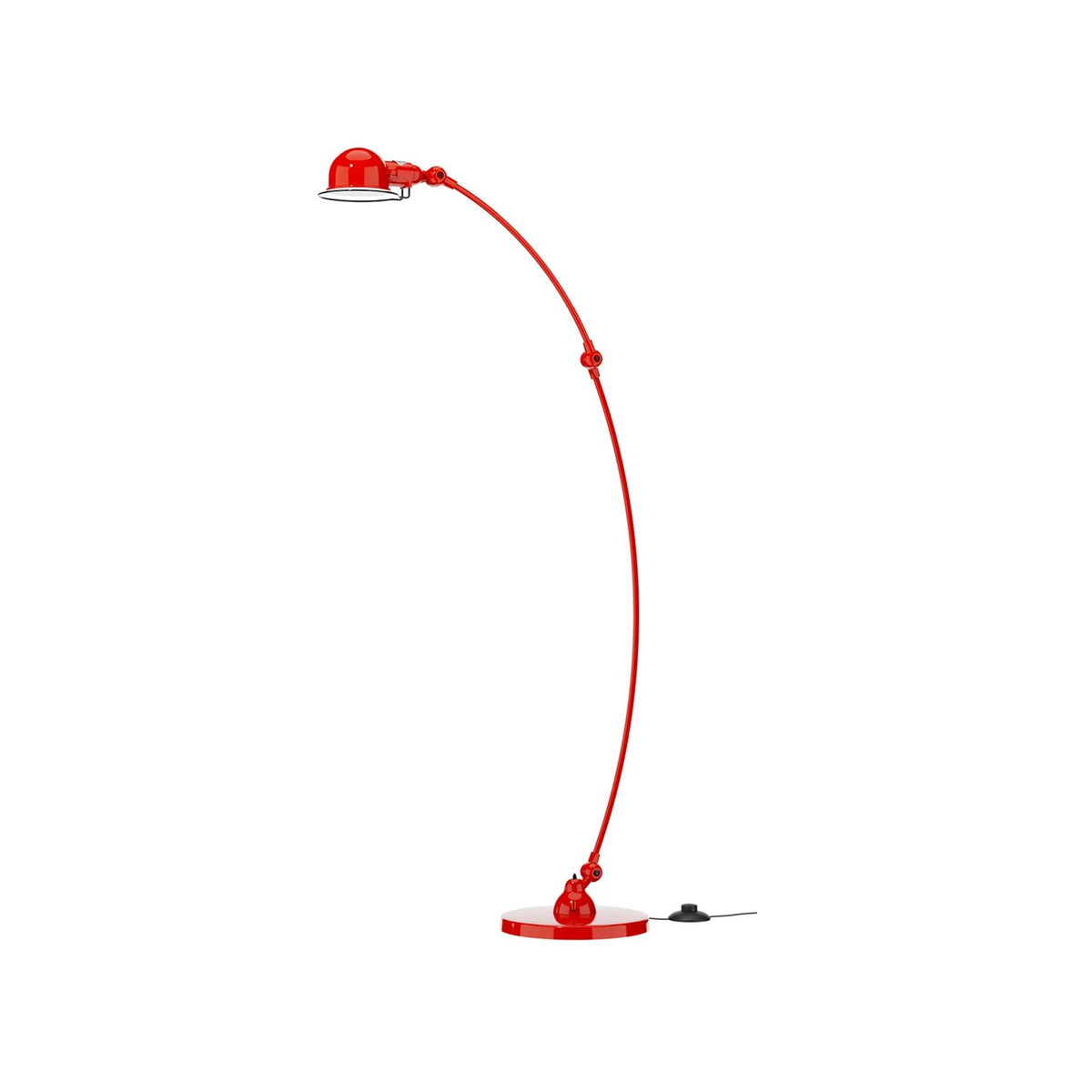 Jielde Signal Curved Floor Lamp - Gloss