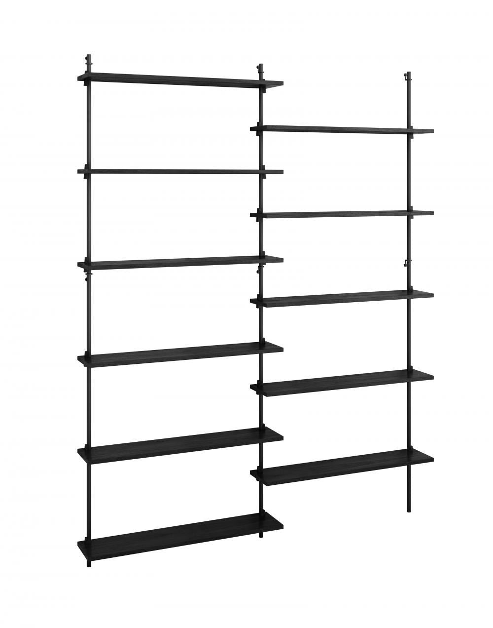 MOEBE Wall Shelving Set Double