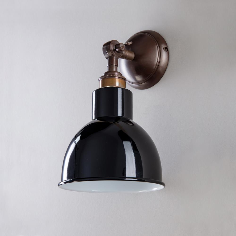 Outlet Old School Electric Churchill Wall Light, Short Arm