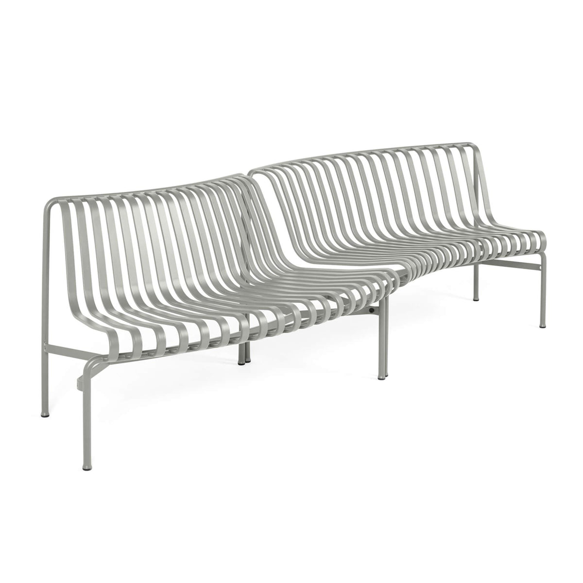 HAY Palissade Garden Park Dining Bench - In Out