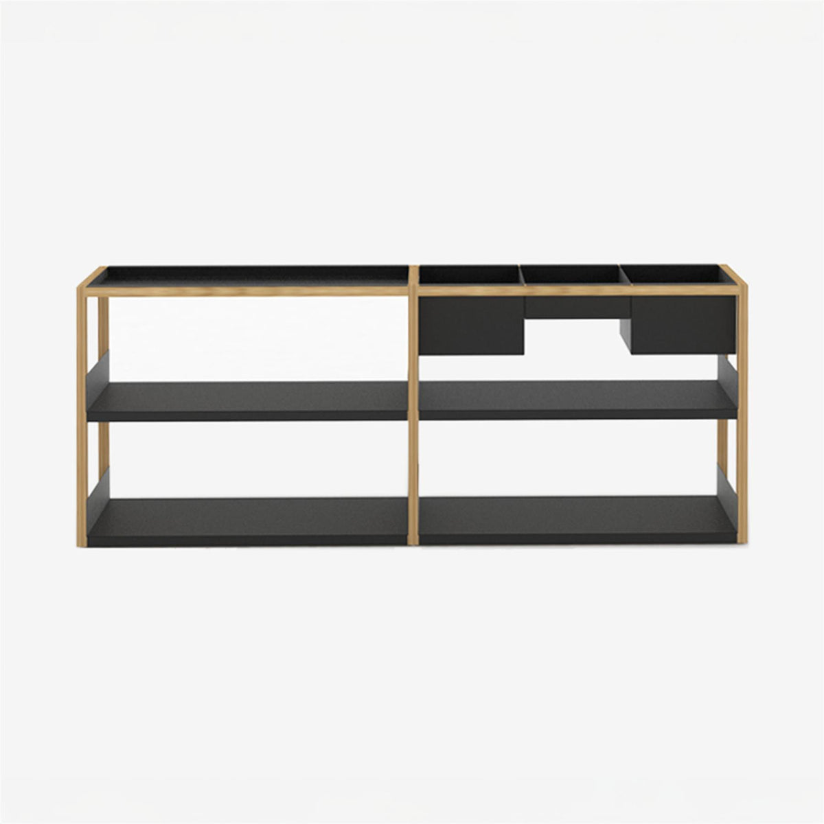 Case Furniture Lap Shelving, Low