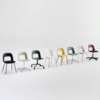 HAY Layout Chair 141 with 5 Star Swivel Wheel Base and Gas Lift