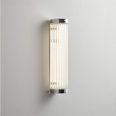 Outlet Davey Extra Narrow Pillar Light IP44 LED - Small, Chrome