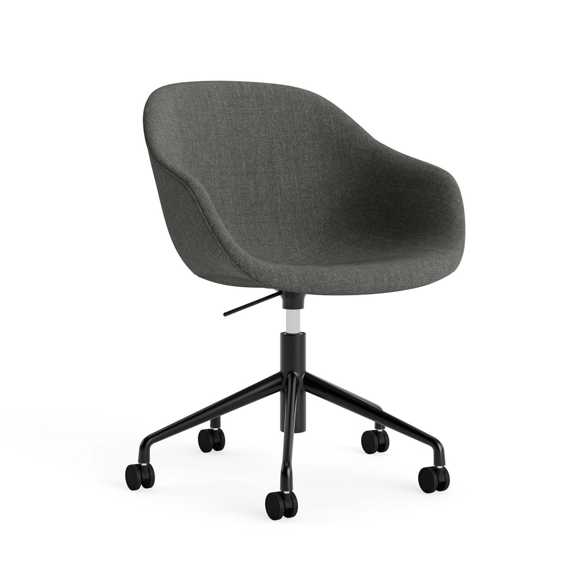 HAY AAC 253 Chair, Upholstered - 5 Star Swivel Base, Gas Lift and Wheels