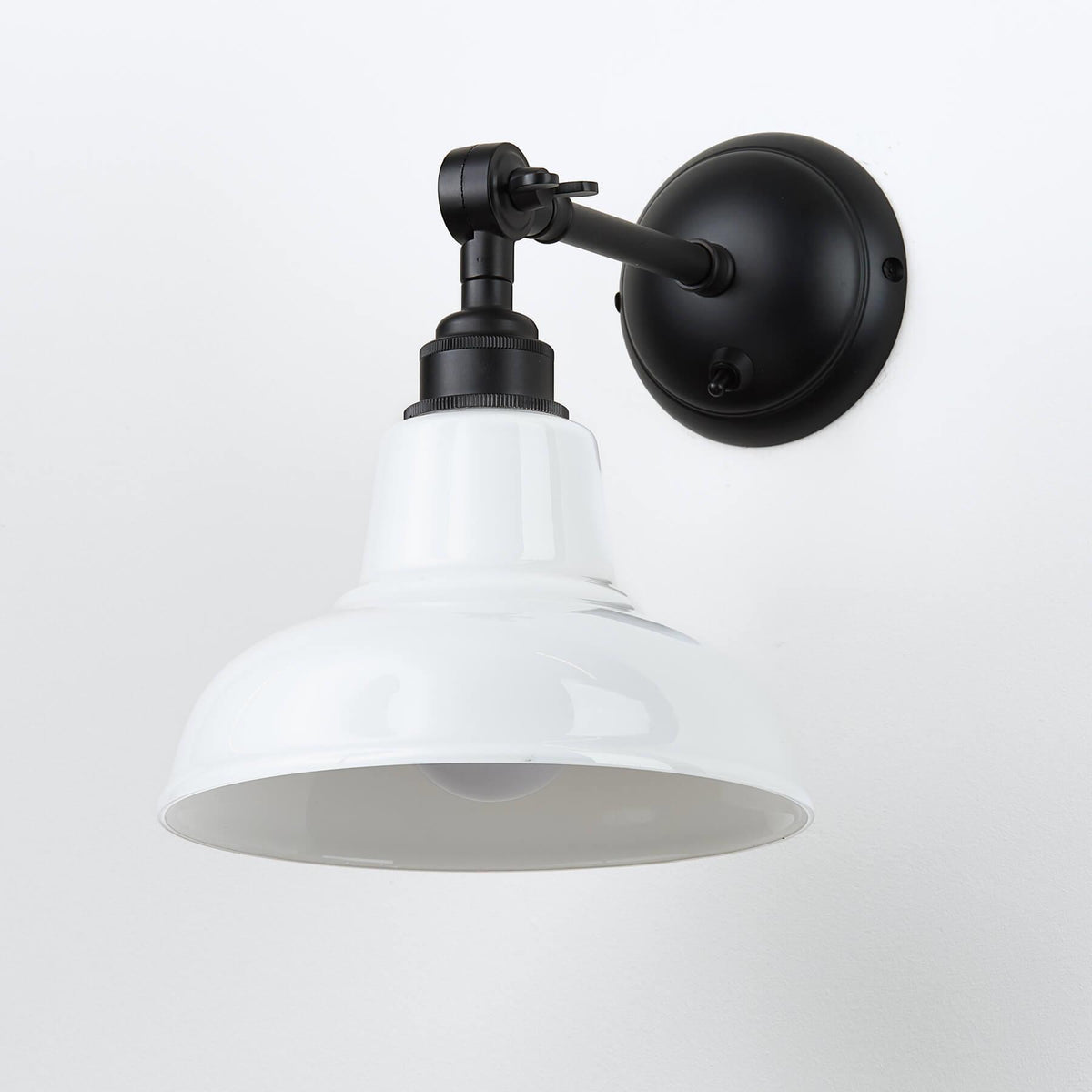 Old School Electric Factory Wall Light : Adjustable Arm
