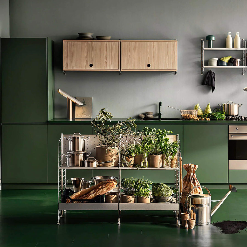 String Furniture Cabinet with Flip Door