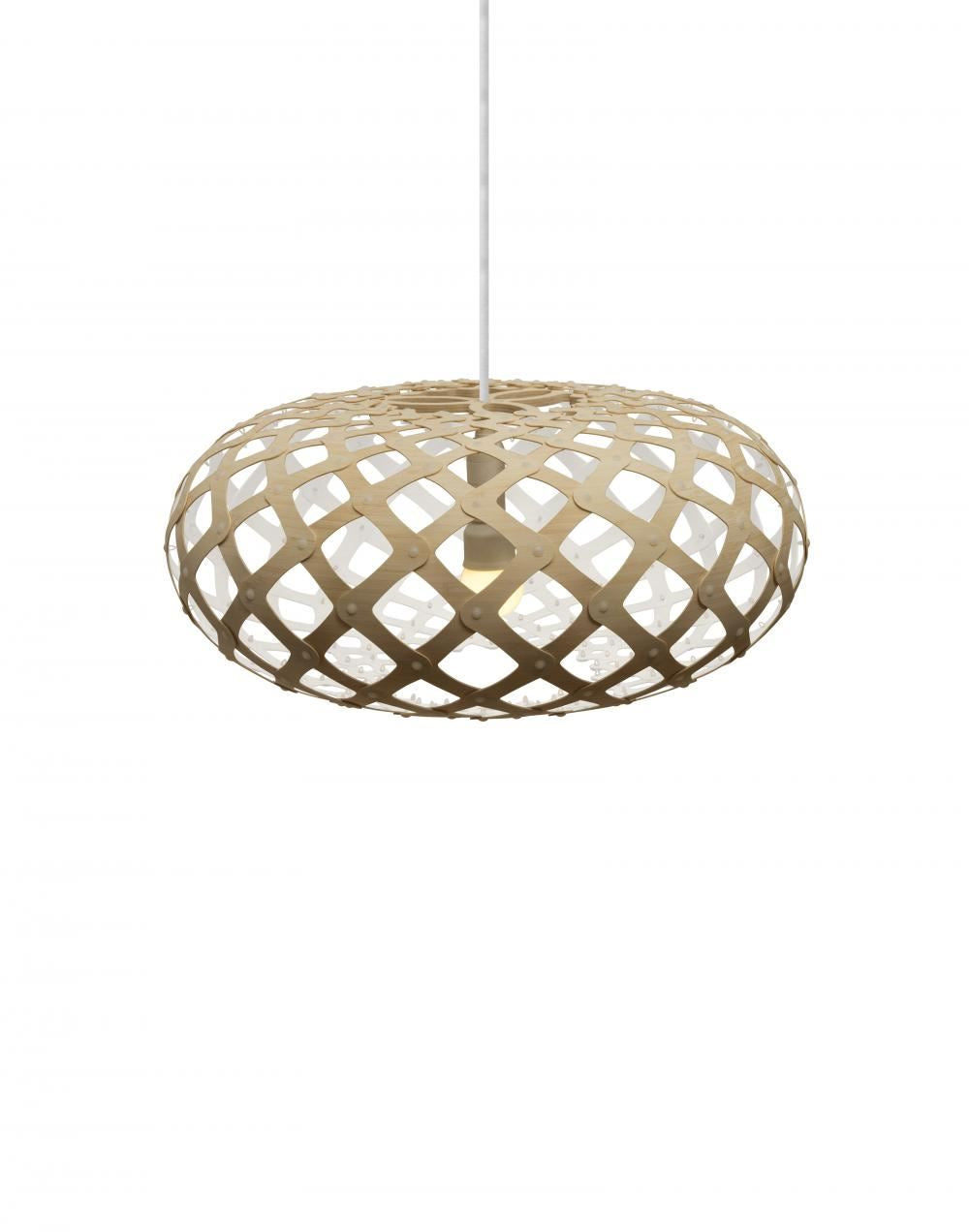 David Trubridge Kina Pendant Light Coloured - 1 Side