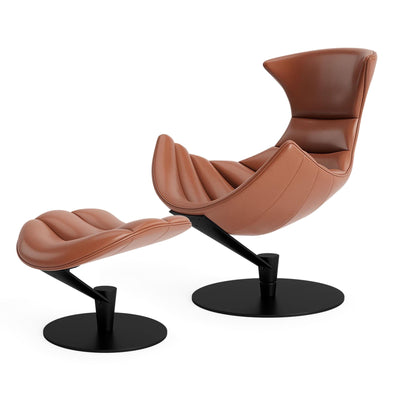 Bruunmunch Lobster Fully Upholstered Chair and Ottoman