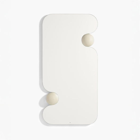 Outlet Ready To Hang Big Squeeze Mirror - Pearl