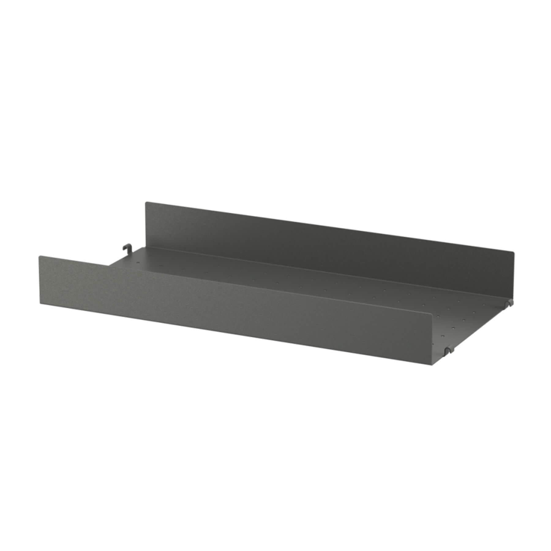 String Furniture String Metal Shelf with High Edge