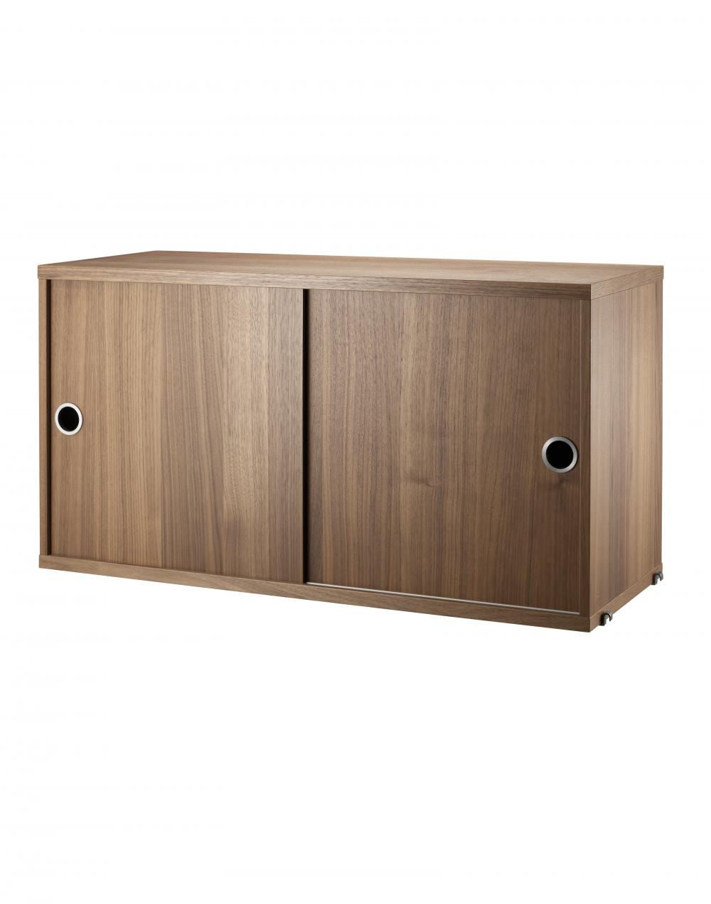 String Furniture String Cabinet with Sliding Doors