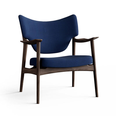 Eikund Veng Lounge Chair - Walnut with Tonica 2 and Blackenedblue 0732