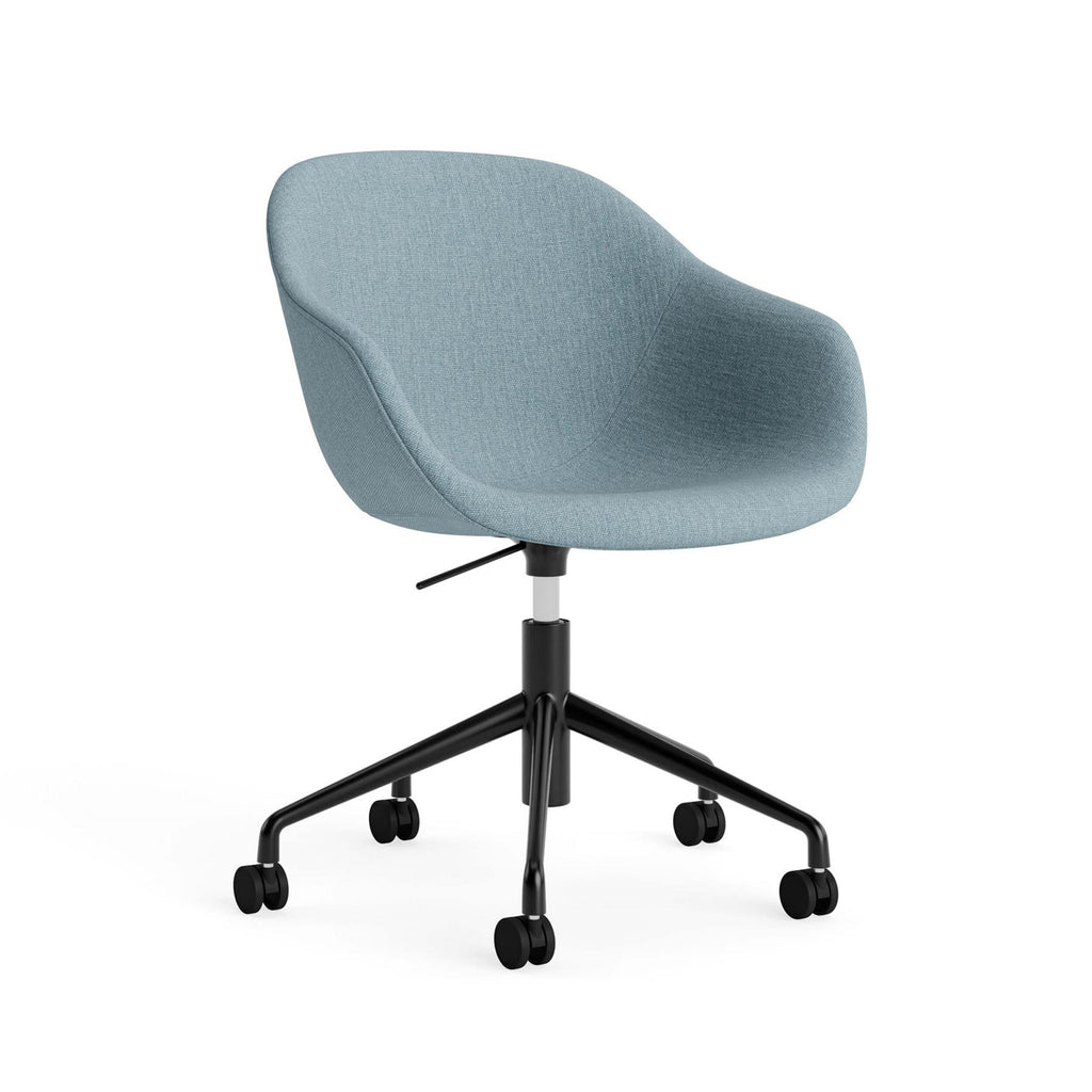 HAY AAC 253 Chair, Upholstered - 5 Star Swivel Base, Gas Lift and Wheels