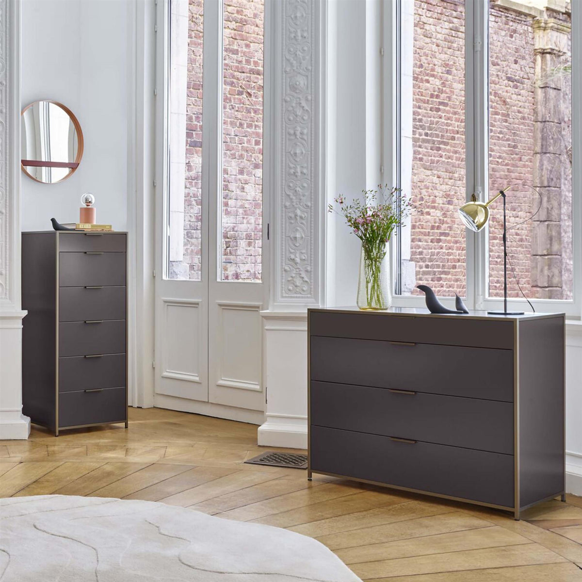 Ligne Roset Dita Living Room Sideboard - 4 Drawers