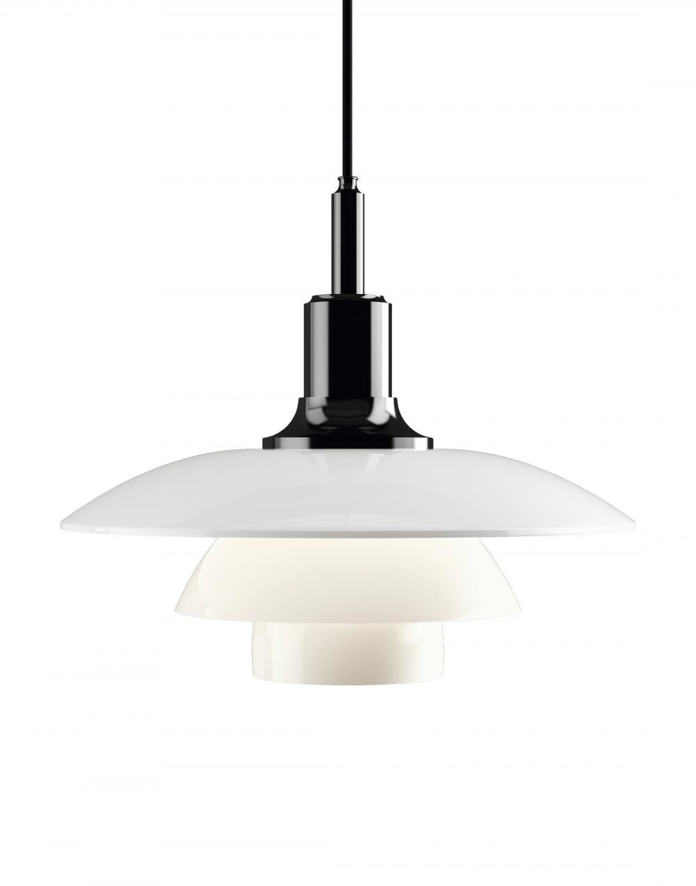 Louis Poulsen PH 3  1/2 Glass Pendant Light