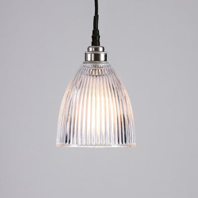 Old School Electric Elongated Prismatic Pendant Light : Bathroom Version