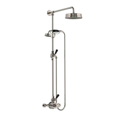Lefroy Brooks MK8704 Mackintosh Exposed Thermostatic Shower Valve, Handset, Lever Diverter, 8 inch