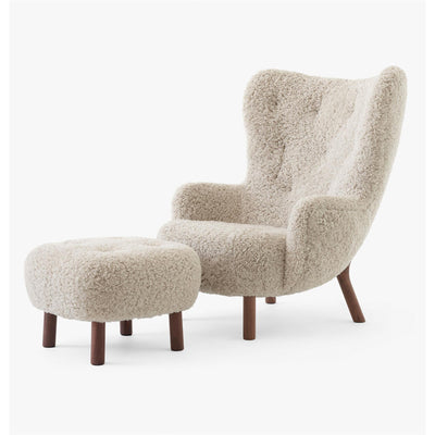 &Tradition VB3 Petra Lounge Chair with FREE Footstool