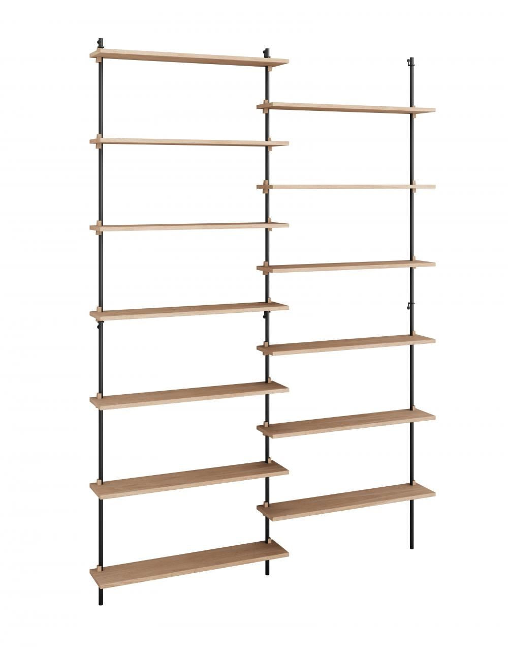 MOEBE Wall Shelving Set Double