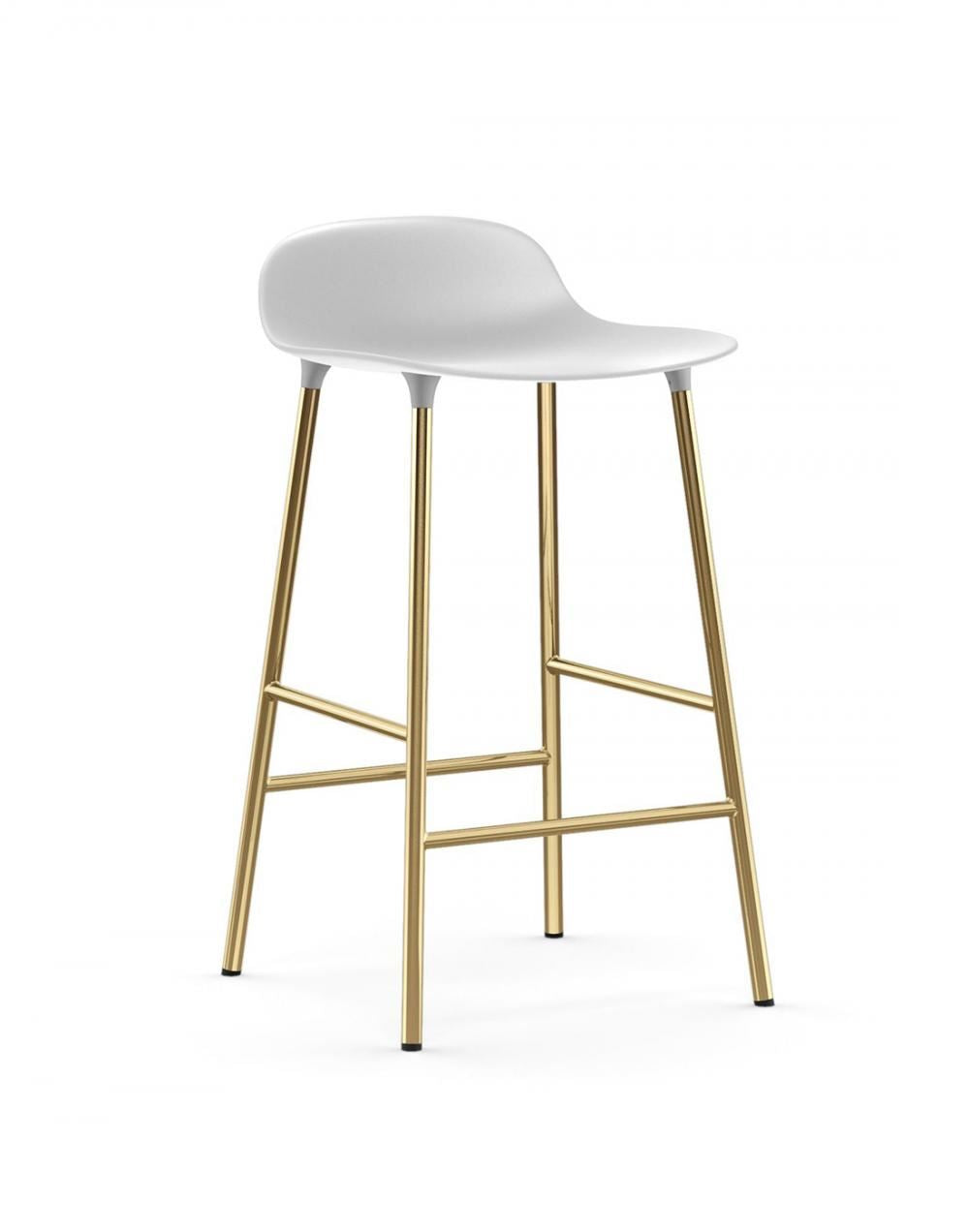 Normann Copenhagen Form Barstool - Metal Legs