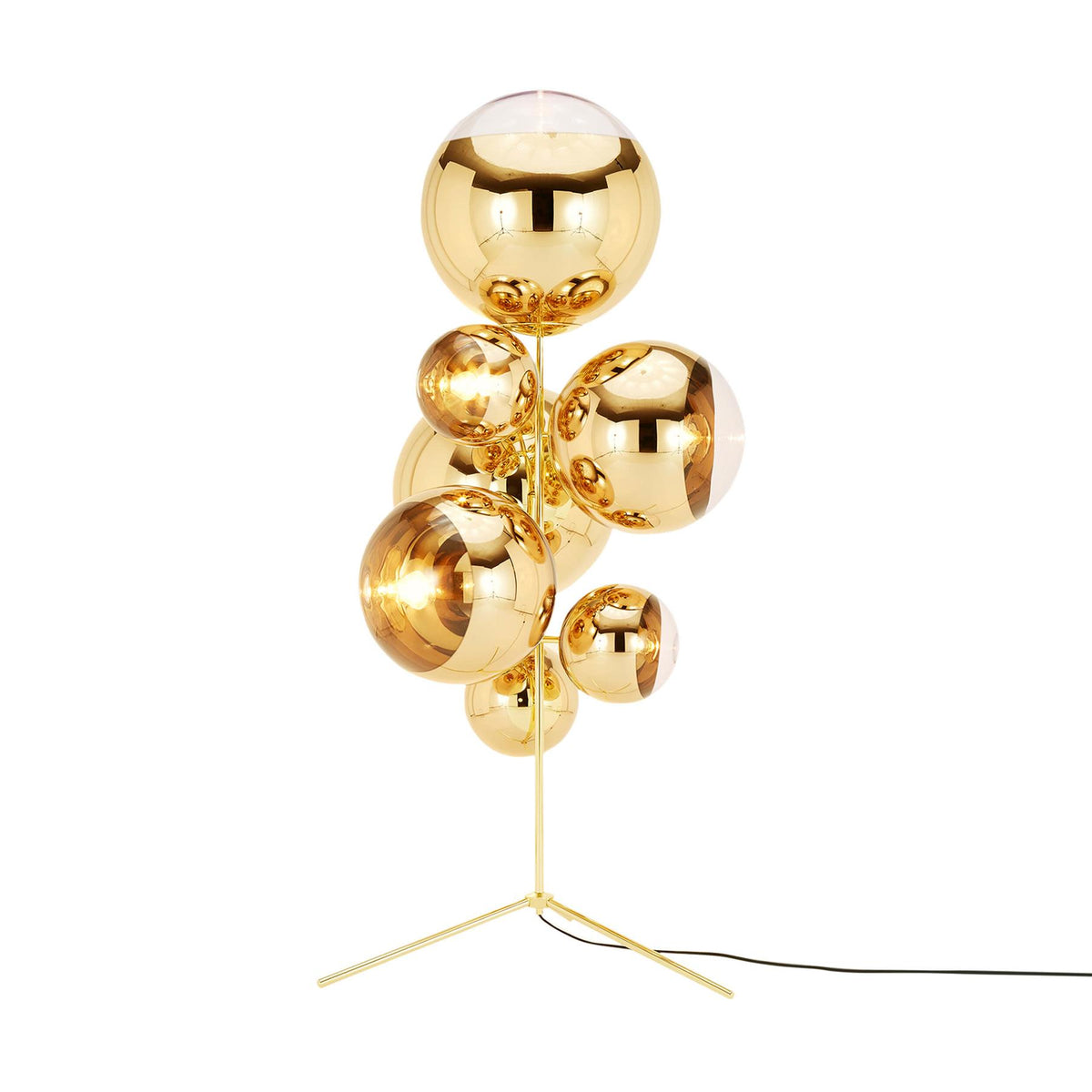 Tom Dixon Mirror Ball LED Floor Chandelier