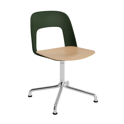 HAY Layout Chair 152 with 4 Star Swivel Arc Base