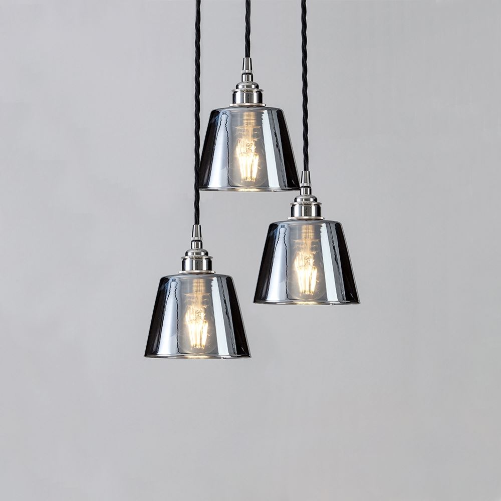 Outlet Old School Electric Blown Glass Cluster - Smoked