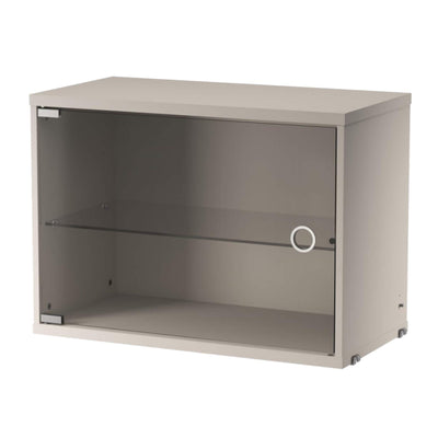 String Furniture Display Cabinet With Swing Glass Door