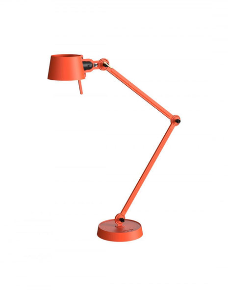 Outlet Bolt Desk Lamp - Double Arm - Striking Orange