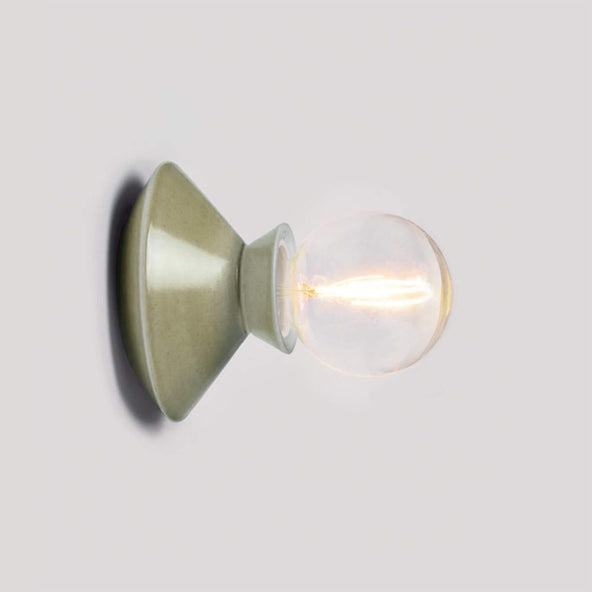 Outlet Patricia Lobo Foggy Ceramic Wall light - Olive Green