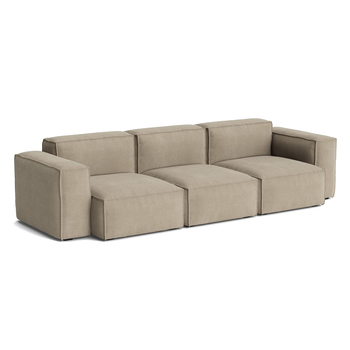 HAY Mags Soft 3+ Seater Sofa Low Armrest with Removable Cover Combination 1